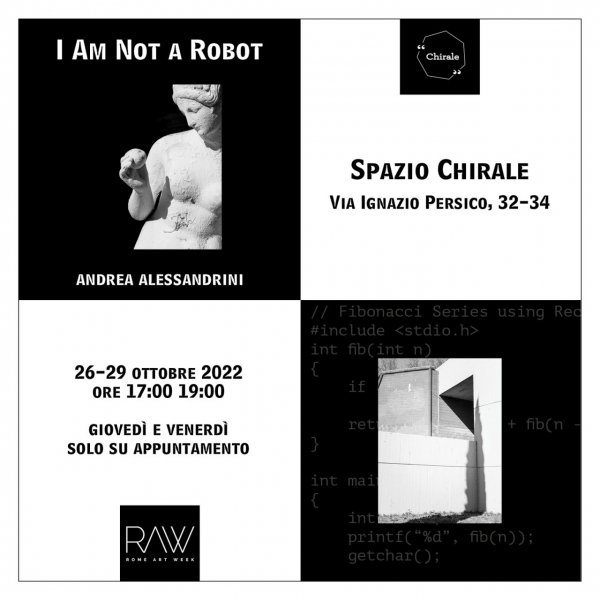 Andrea Alessandrini. I&#039;m not a robot