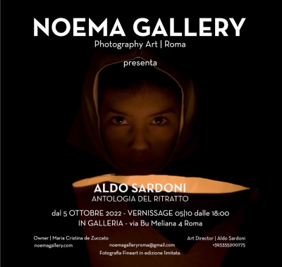 Antologia del Ritratto. Mercoledì 5 ottobre Noema Gallery inaugura la mostra di Aldo Sardoni: una raccolta di fotografie che rimandano all’arte in un legame tra passato e contemporaneità
